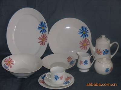【供應各種日用陶瓷盤子,色拉碗,瓷餐具等】價格,廠家,圖片,碗、碟、盤,臨沂君達瓷業-